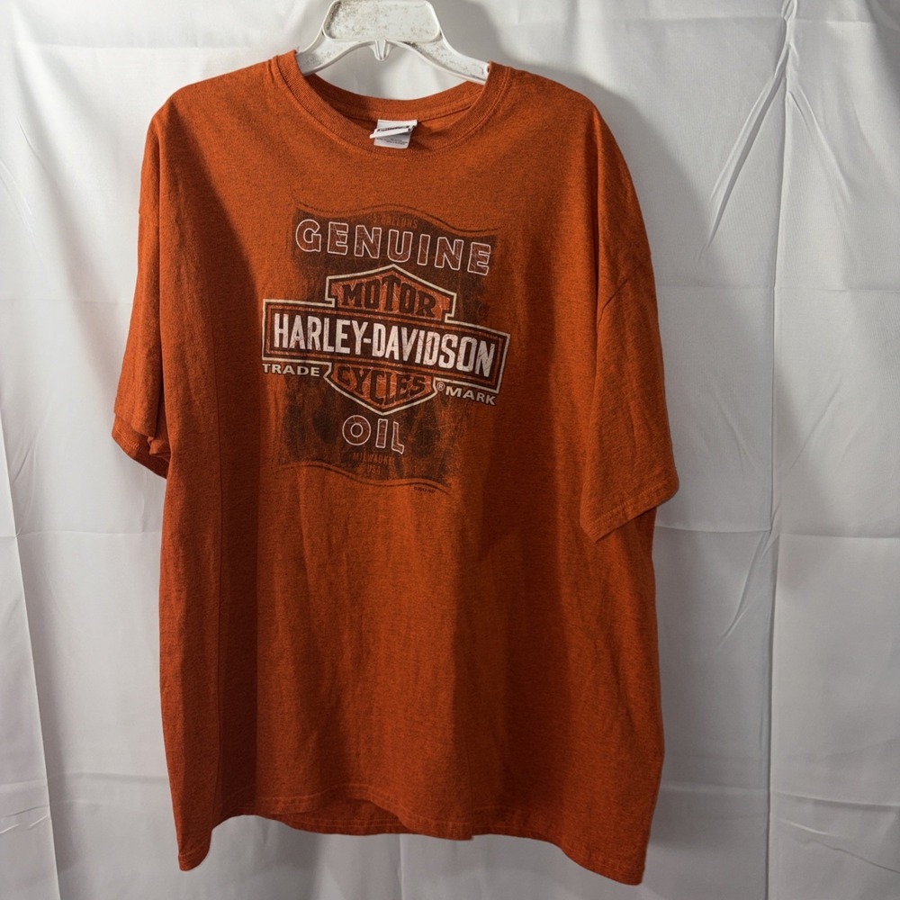 Harley‎ Davidson Genuine Motor Oil Worth Harley Davidson Kansas City T Shirt 2XL